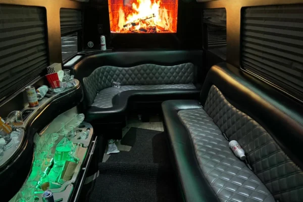 12 passengers limo van