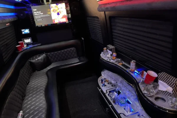 12 passengers limo van